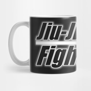 BJJ White Belt Jiu Jitsu Fighter Mug